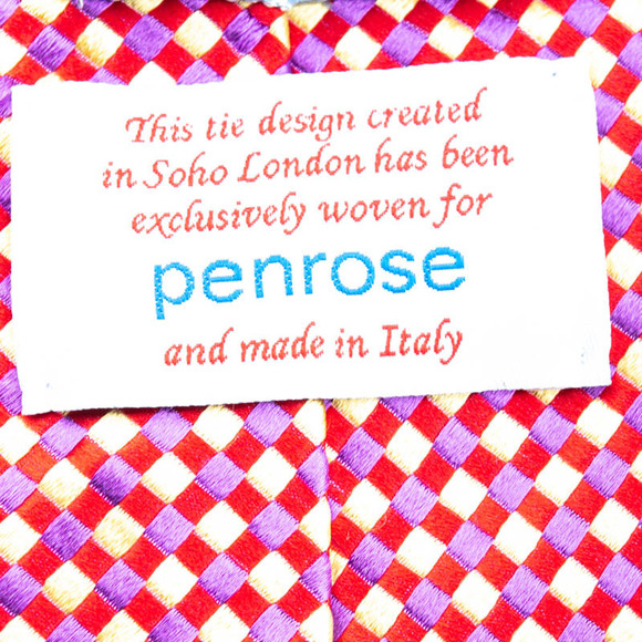 Penrose Tie Men Firebrick - Picture 5 of 5